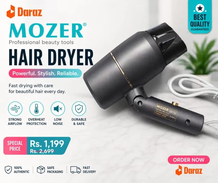 Mz-3313 Mozer Professional Beauty tools Hair dyer - image 1