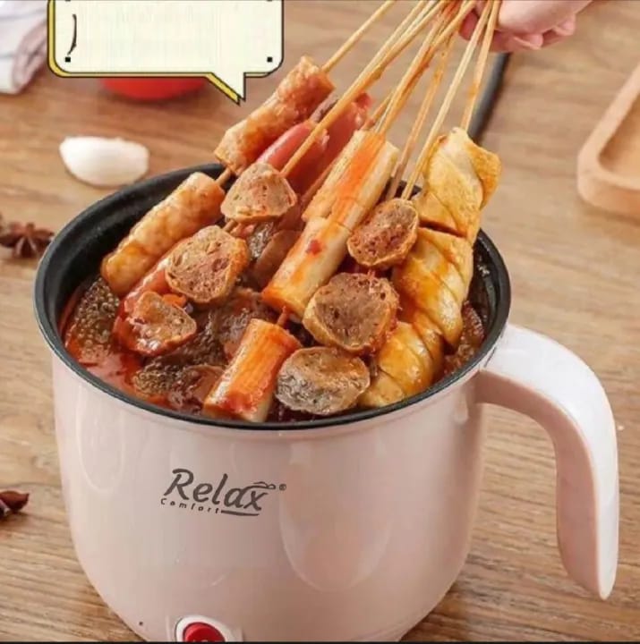 Non-stick MTS Pot 1.8L Multifunction Electric Cooker Stainless Steel Electric Cooker Steamer Boiler Pot Steamer Multicooker Fry & Steam - image 4