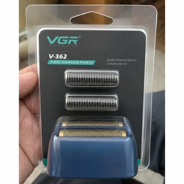 VGR 362 Foil Shaver Replacement Head, Electric Shaver Replacement Foil and Cutters Set, Titanium Triple Floating Blade, 1 Pack - image 2