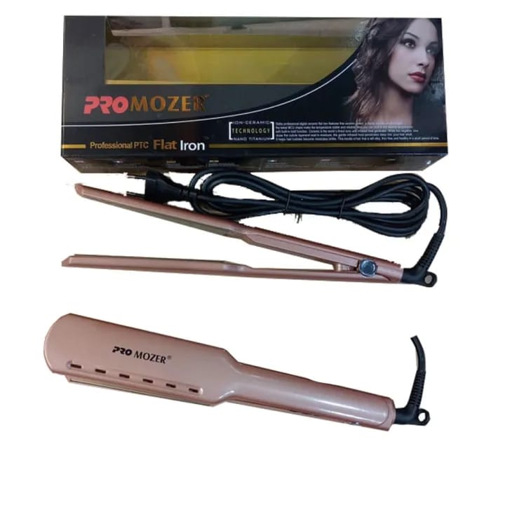 Pro Mozer Hair Straightener Professional PTC Flat Hair Straightening Iron Ion -Ceramic Nano Titanium Technology - image 2