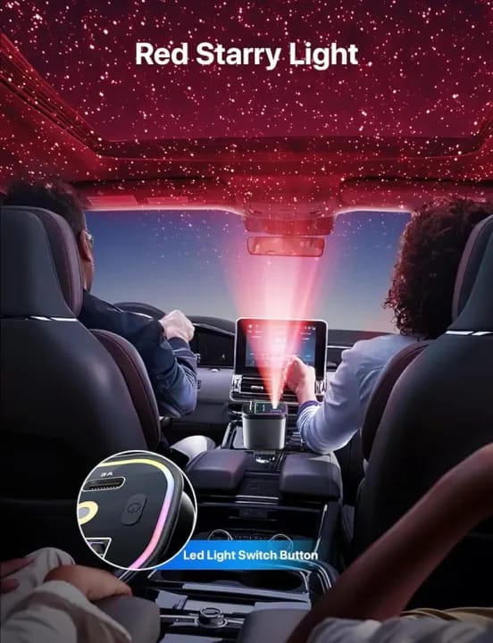 Reliable 120W 4-in-1 Retractable Car Charger USB Type-C Multi-Port Station for Smartphones, Tablets, and Gadgets (Grey) - image 4