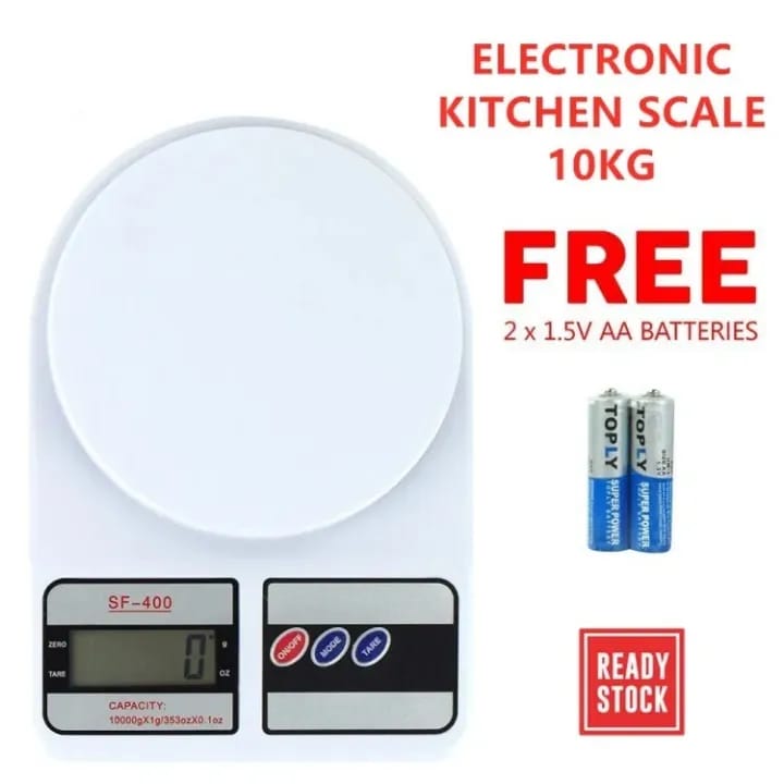 Eurecare EC-K02 Electronic Kitchen Scale 10Kg Weighing Machine For Food Cakes Lentils - image 2