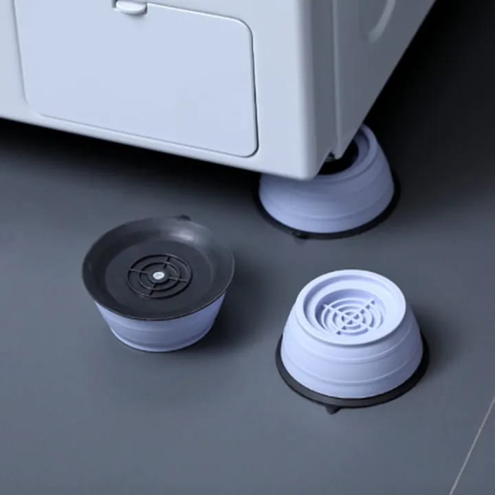 4pcs Washing Machine Anti Shock Pad Refrigerator/fridege stand Large Appliances Furniture Mute Rubber Mat Anti Vibration Pads Protect Floo - image 4