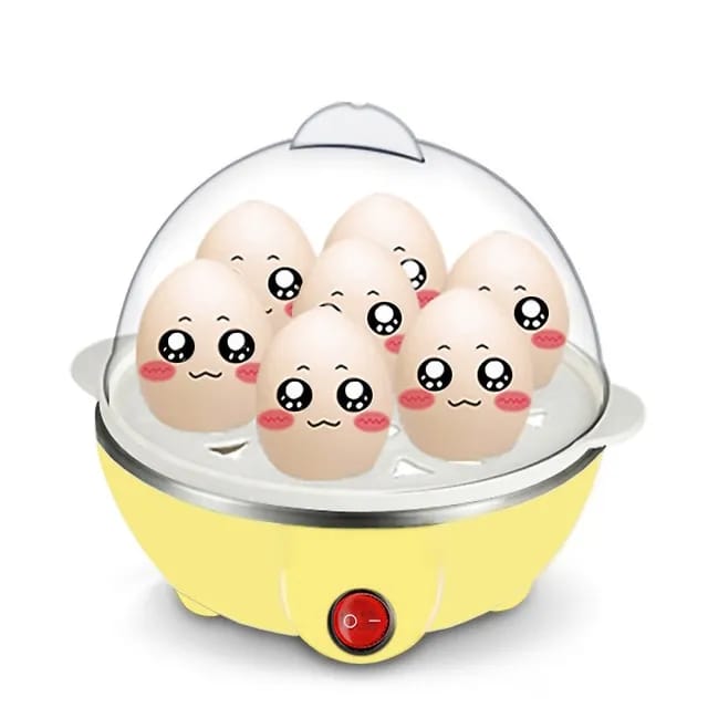 Electric Egg Boiler Poacher Food Steamer- Stylish Cooker Assorted Colors - image 2