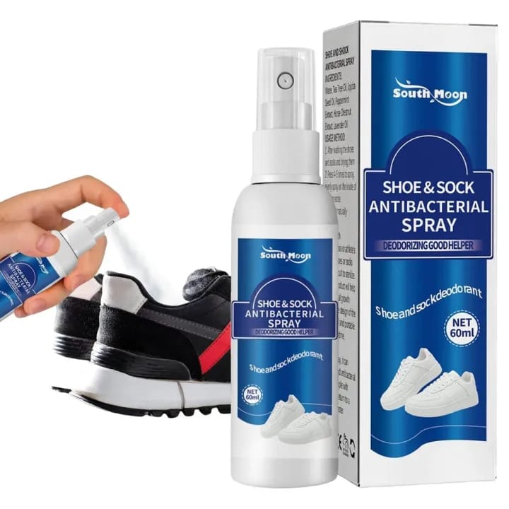 Shoe Deodorizer Spray, Antibacterial Foot Deodorant, Natural Antibacterial Spray 100ml, Foot Odor Relief, Shoe & Socks Freshener - image 2