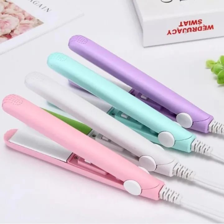 Mini Hair Straightener Travel Size Straightening Iron Small Lightweight - image 1