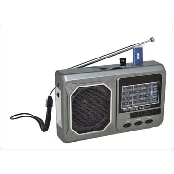 Epe Fp-1781U Am/Fm/Sw 1-6 8Bands Radio With Usb/Tf Card Music Player & Torch Rechargeable - image 4