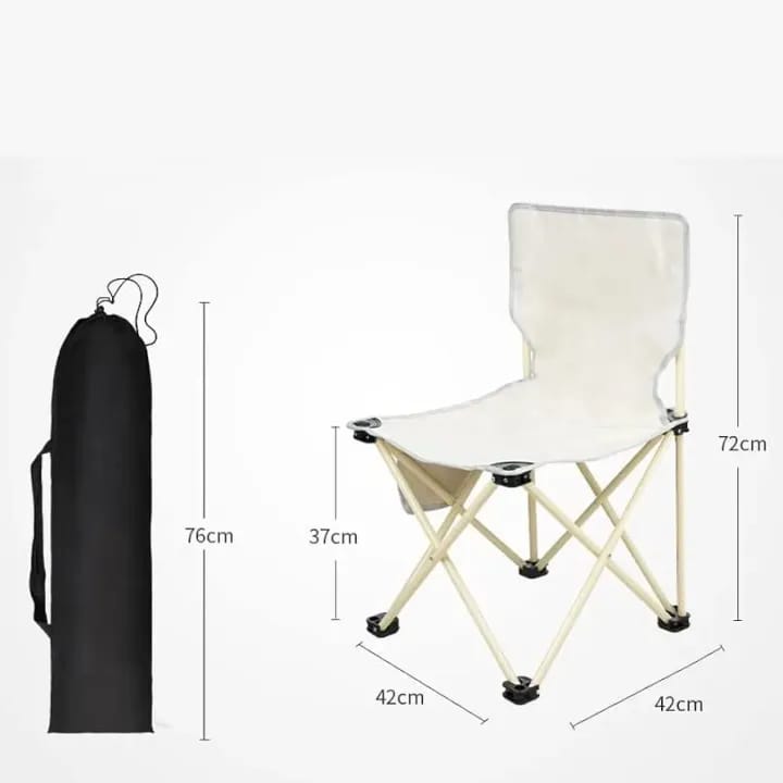 Camping Chair Outdoor Folding Chair Portable Backrest Seat For Camping Leisure Fishing Art Sketching Stool Folding Chair (Size : 72 * 42 * 42cm) - image 2