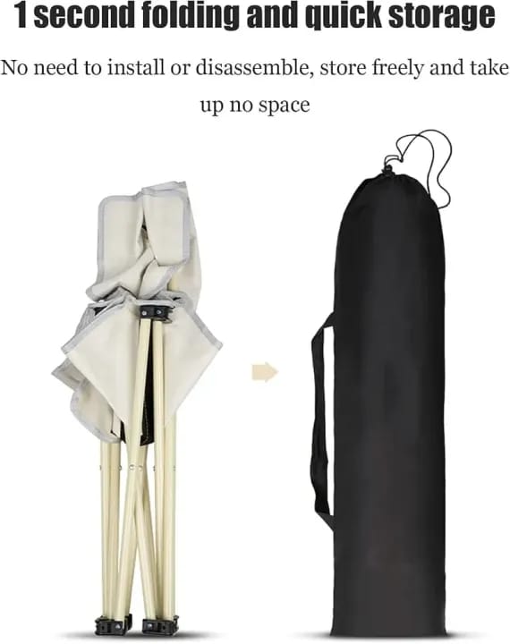 Camping Chair Outdoor Folding Chair Portable Backrest Seat For Camping Leisure Fishing Art Sketching Stool Folding Chair (Size : 72 * 42 * 42cm) - image 3