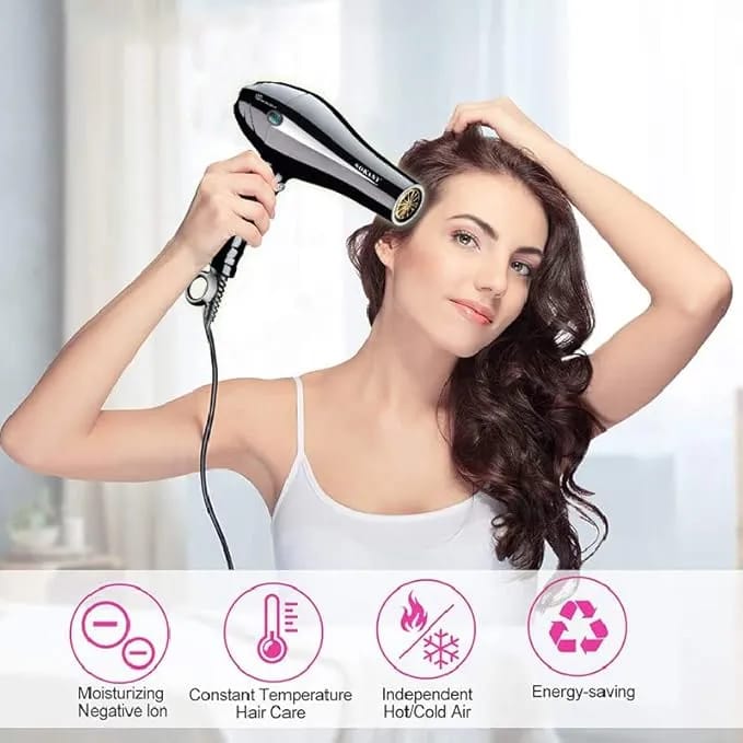 SOKANY Hot And Cold Air Hair Dryer 3 In 1 Concentrator And Diffuser Attachments SK-2213 - image 5