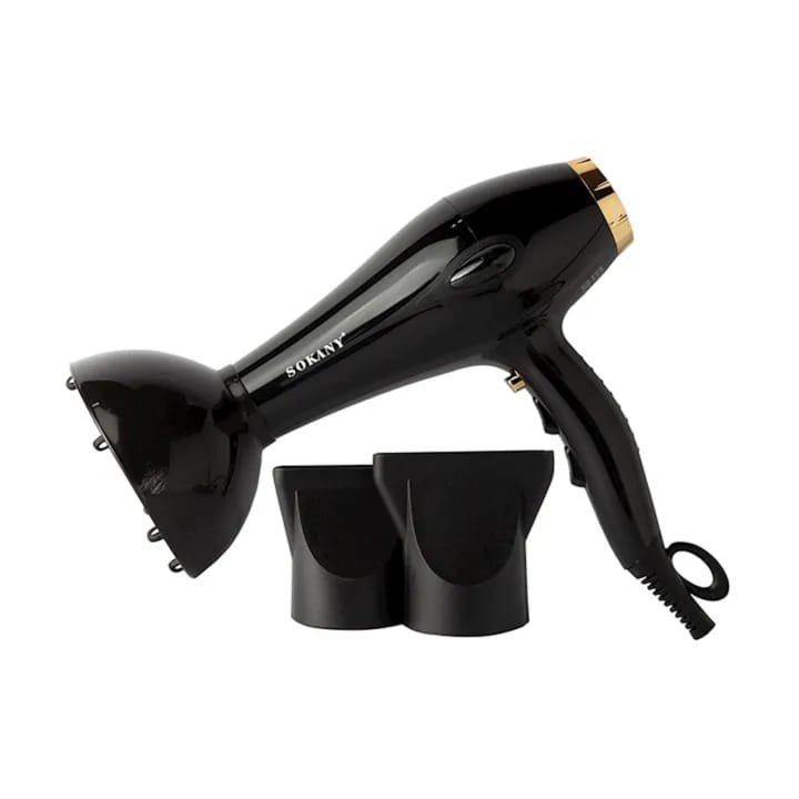 SOKANY Hot And Cold Air Hair Dryer 3 In 1 Concentrator And Diffuser Attachments SK-2213 - image 3