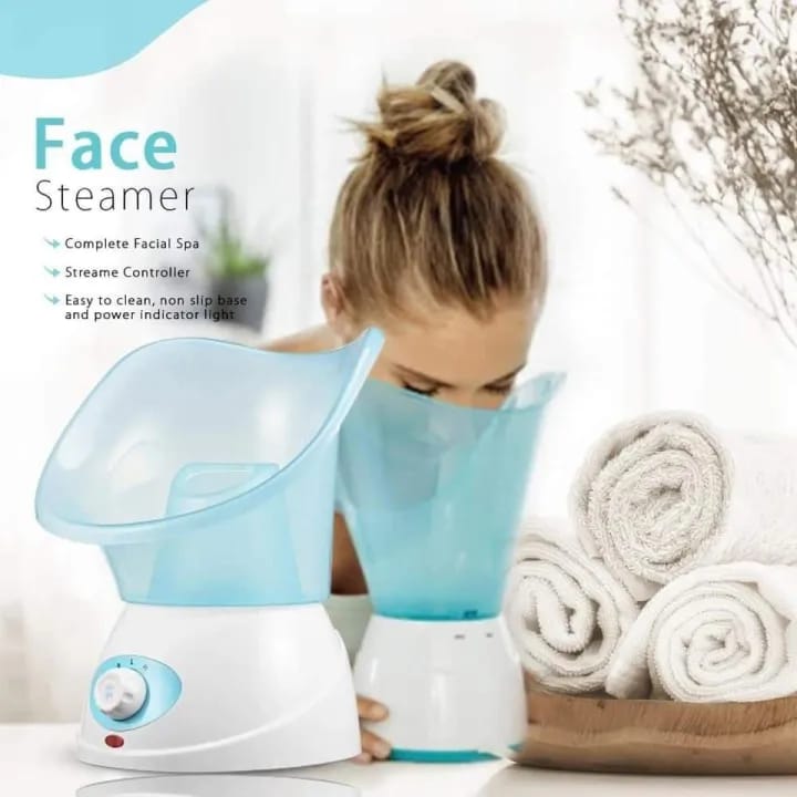 2 In 1 Face Steamer Beauty Facial Spa Vaporizer For Cough And Cold Steam Machine - image 1