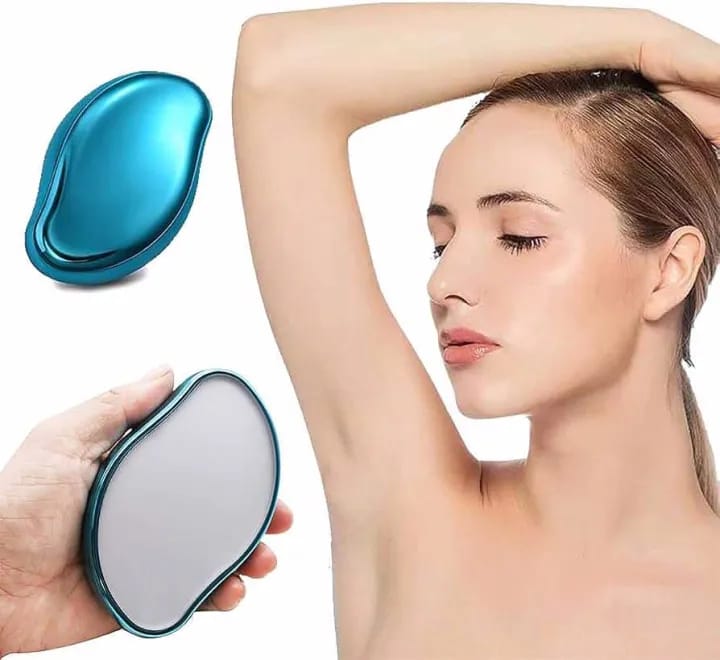 Crystal Hair Eraser for Women and Men | Painless Hair Removal Tool | Nano Glass Exfoliation | Reusable Epilator for Arms, Legs, Back & More - image 1