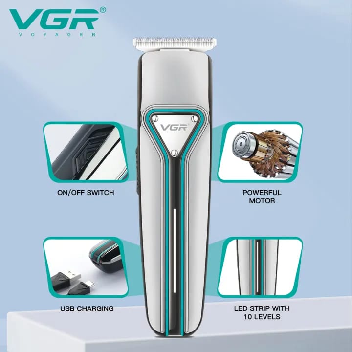 Vgr V008 Professional Trimmer The Best Hair Trimmer For Men Cordless Hair Trimmer - image 2