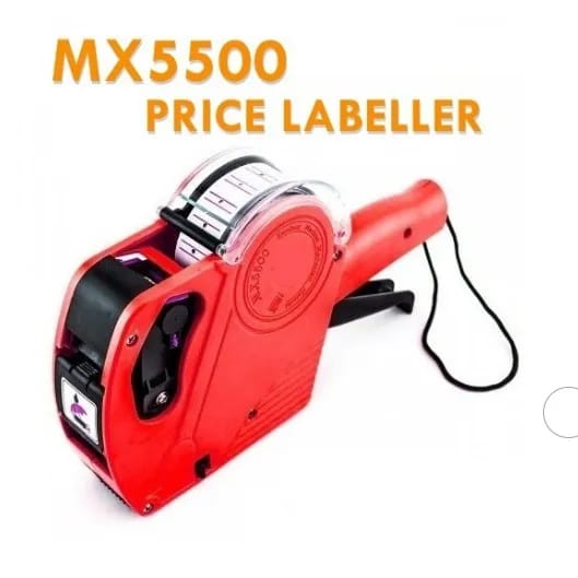 MX-5500 8 Digits Price Tag Gun, Label Maker Pricing Gun Kit Numerical Tag Gun For Office Retail Shop Grocery Store - image 2