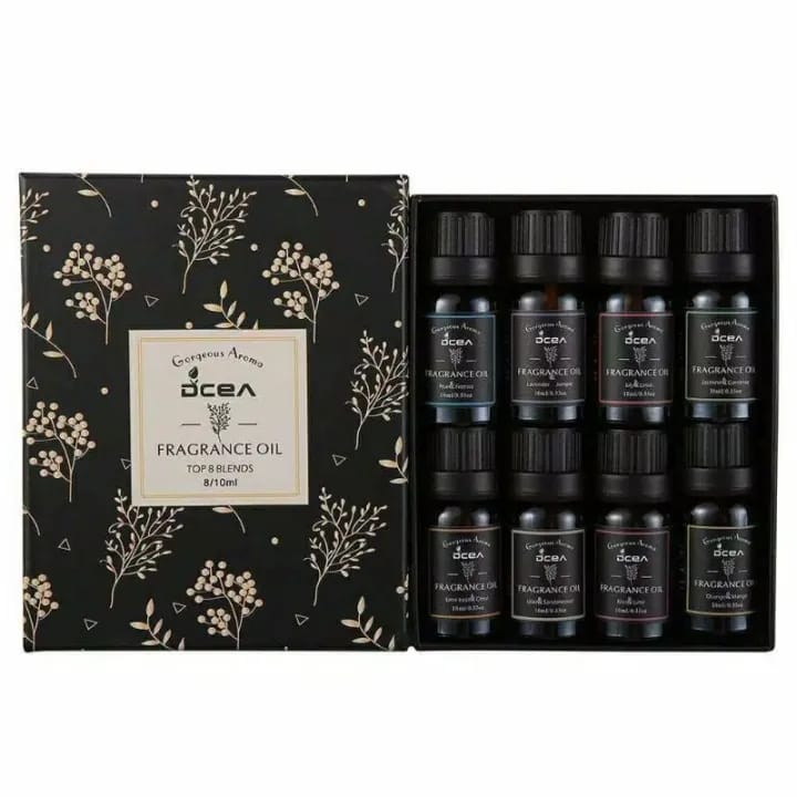 Gorgeous Aroma - Top 8 Blends Natural Essential Oil - 8Pcs 10Ml Fragrance Oil - image 3