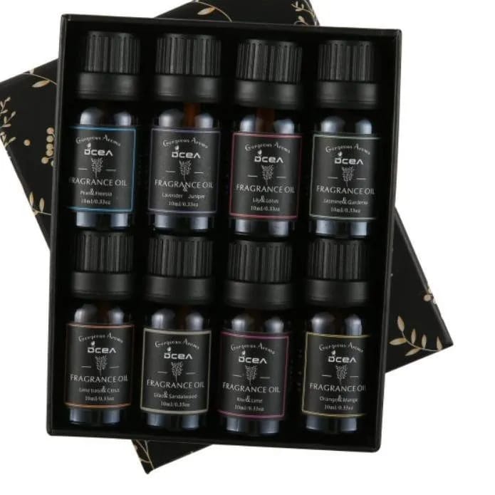 Gorgeous Aroma - Top 8 Blends Natural Essential Oil - 8Pcs 10Ml Fragrance Oil - image 2