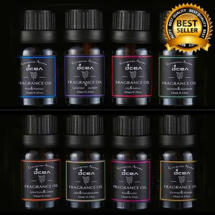Gorgeous Aroma - Top 8 Blends Natural Essential Oil - 8Pcs 10Ml Fragrance Oil - image 4