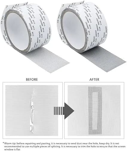 5x200cm Screen Repair Tape Window Door Waterproof Mosquito Net Patch Self-adhesive Super Fix Mesh Netting Broken Holes Tool - image 1