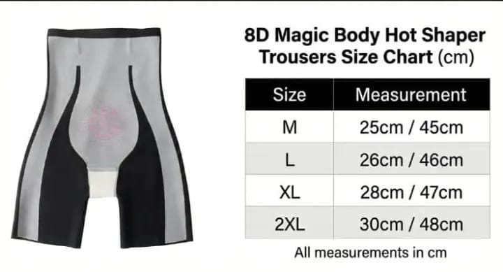 8D Magic body hot shapers trousers for women - image 2