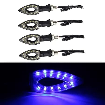 Motorcycle Turn Signals Lights 12V Universal Motorbike Turn Signal Indicator Blinker - image 2