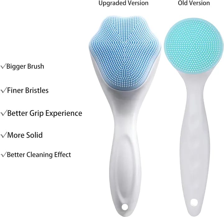 Silicone Face Cleansing Brush | Soft Deep Pore Facial Cleaning Brush | Gentle Exfoliating Skin Care Tool - image 5