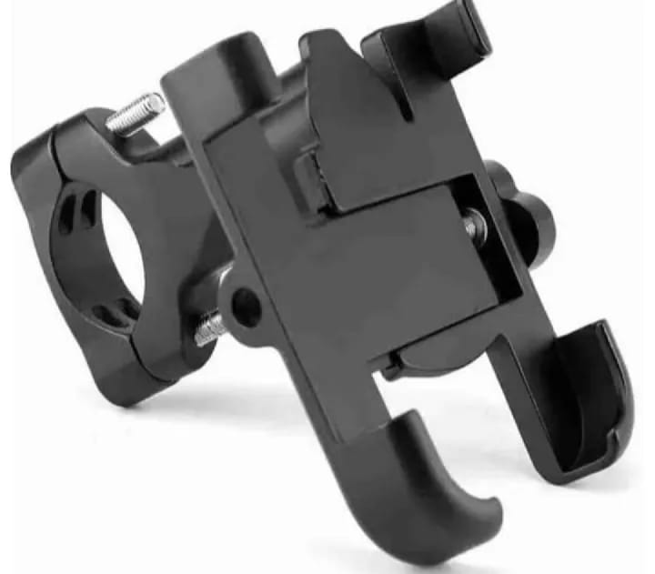 Motorcycle Phone Holder Scooty Bike Mobile Holder for Pathao Metal Body - image 1