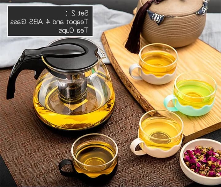 Shengyle 1500ml Glass Teapot With Stainless Steel Infuser – Premium Tea Brewing Kettle - image 1