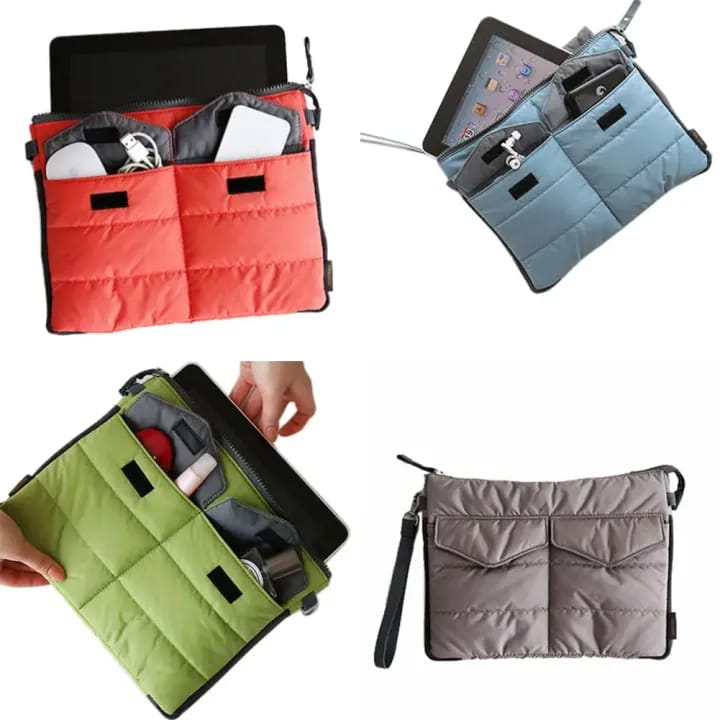Useful custom Makeup Organizer Pouch Cosmetic Bag Travel Soft with Handles Fashion - image 4