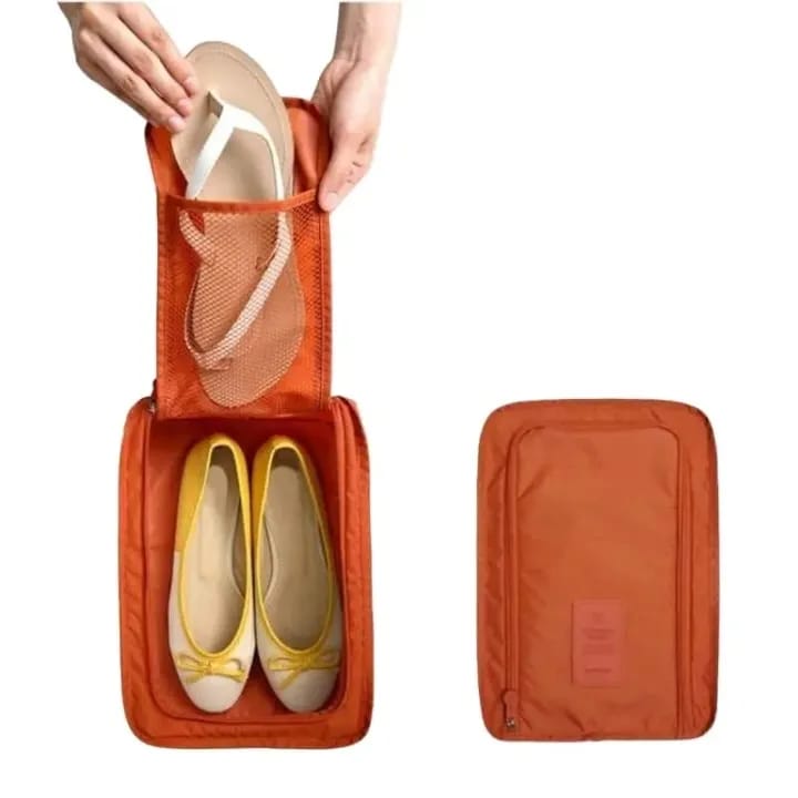 Shoe Organizer Bag Travel Dust-Proof Luggage Shoes Box Portable Shoes Storage Bags Travel Cosmetic Clothing Pouch Waterproof Home - image 3