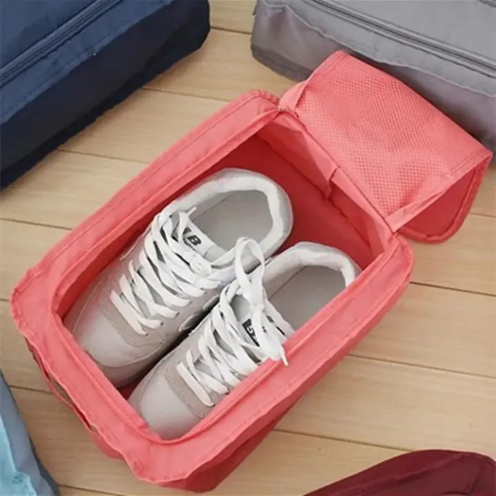 Shoe Organizer Bag Travel Dust-Proof Luggage Shoes Box Portable Shoes Storage Bags Travel Cosmetic Clothing Pouch Waterproof Home - image 1