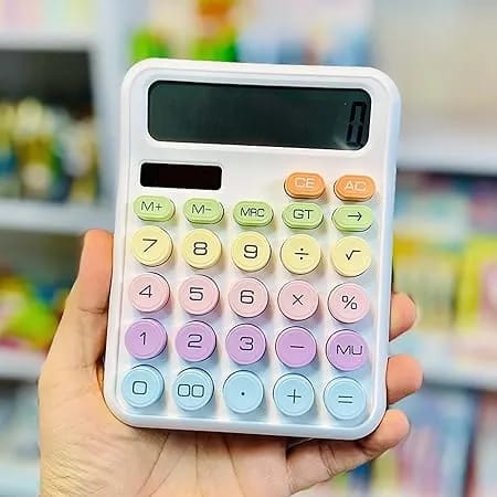 Electronic Calculator,12 Digits Large LCD Display Small Desktop Calculator - image 4
