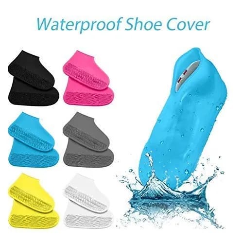 Anti-slip Silicone Reusable Rain Shoe Covers Waterproof Protector Shoes Cover - image 4