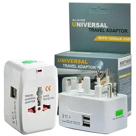 Universal AC Adaptor with 2 USB Charging Slot - image 2