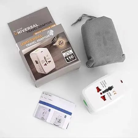 Universal AC Adaptor with 2 USB Charging Slot - image 1