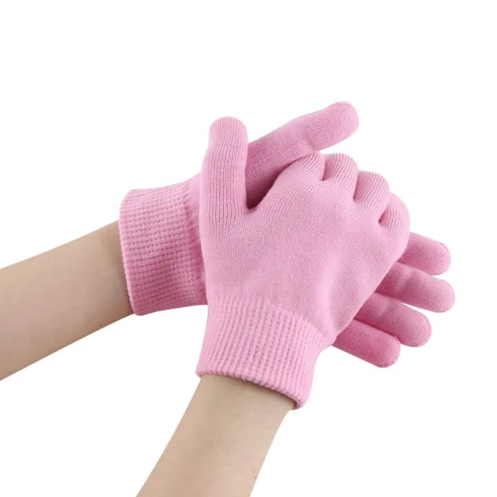 silicone gloves for hands moisturising silicone hand gloves for moisturizer Skin Whitening Care Beauty Spa Treatment Hydrating Cool Soft Winter Care For Girls And men hand care kit for women and men - image 2