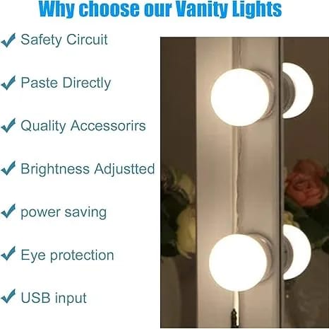 USB Powered Lights Kit Bulbs For Makeup Table - image 5