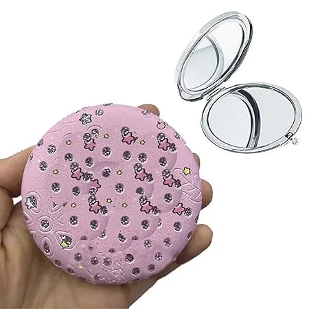 Magnifying Compact Cosmetic Mirror / Pocket Mirror (1 pcs) - image 1