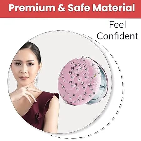 Magnifying Compact Cosmetic Mirror / Pocket Mirror (1 pcs) - image 5