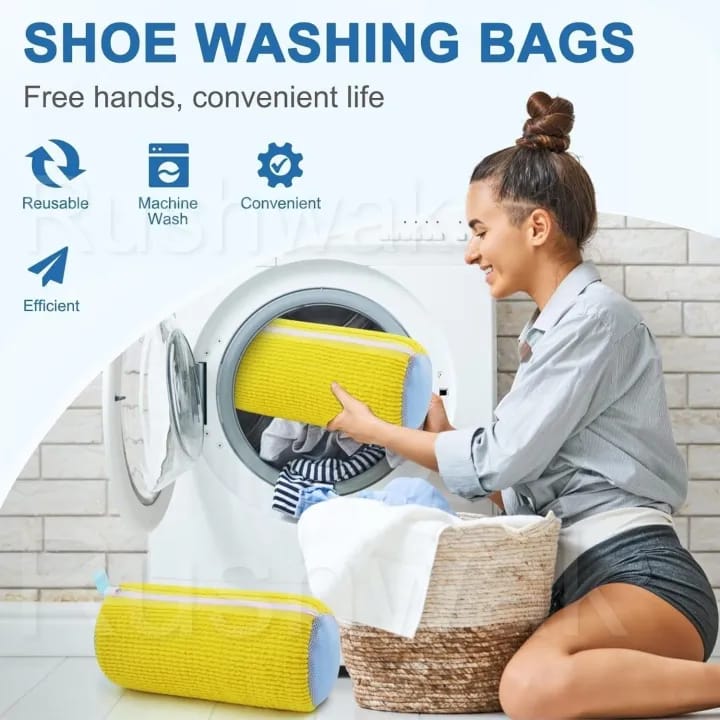 Shoe Washing Bag for Washing Machine – Protective Sneaker Laundry Bag for All Shoe Types (Walking, Running, Leather, Kids Shoes) - image 2