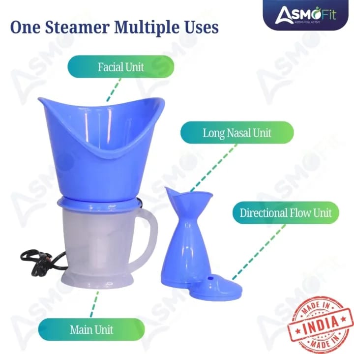 Facial Steamer & Steam Inhaler Machine | Multi-Purpose Vaporizer for Face, Nose & Throat Care - image 3