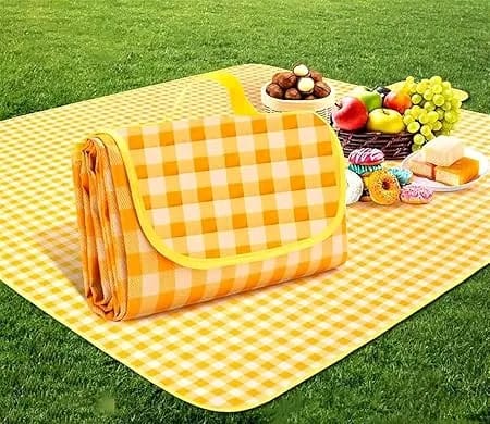 Waterproof Foldable Picnic Mat with Handle – Outdoor Camping Beach Travel Mat Large Size - image 4