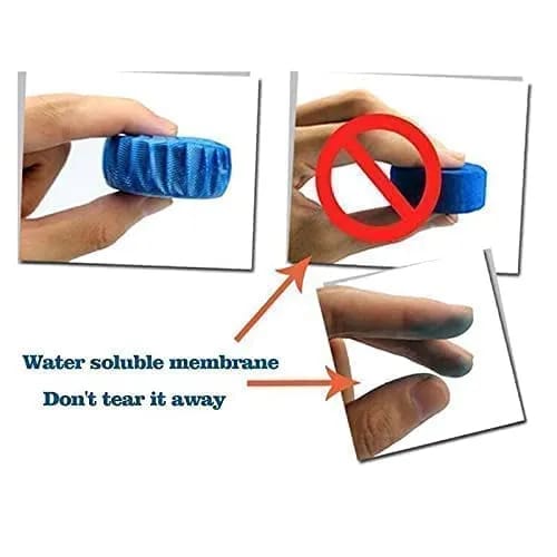 Automatic Toilet Bowl Cleaner Tablets – Blue Flush Cleaning Blocks (10 Pcs Pack) | Long Lasting Toilet Deodorizer & Stain Remover - image 4
