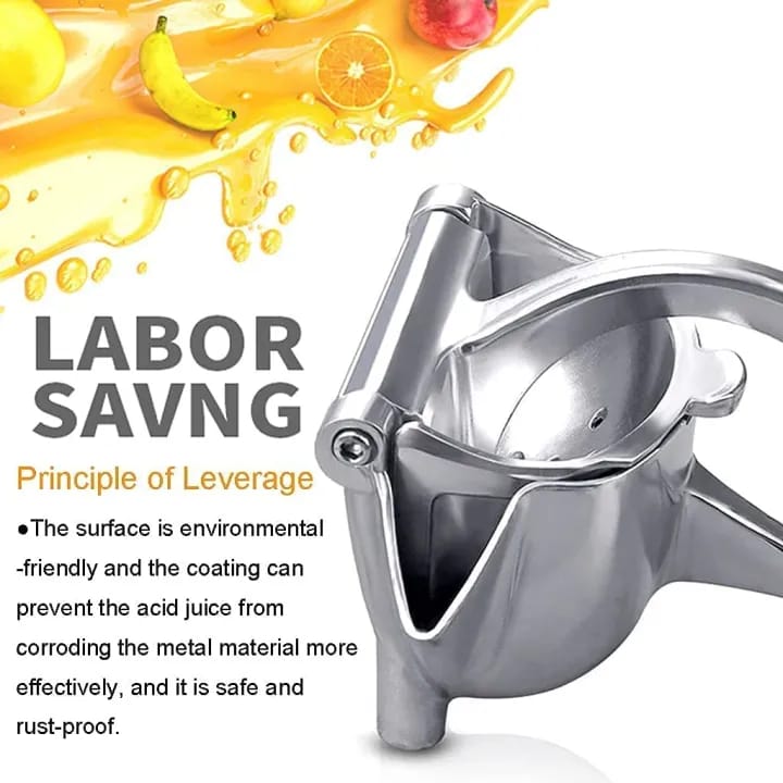 Aluminum Manual Fruit Heavy Duty Hand Press Metal Juicer - image 5