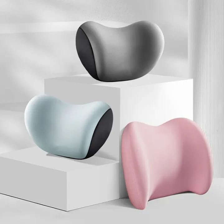 Car Neck & Lumbar Support Pillow Set | Memory Foam Headrest & Back Cushion for Driving Comfort | Universal Car Seat Support - image 4