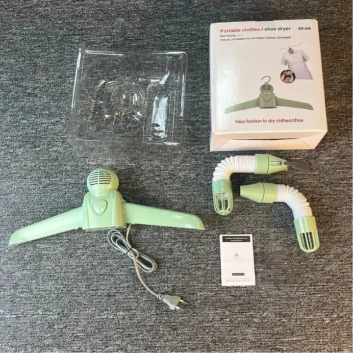 Portable Clothes & Shoe Dryer Hanger – Electric Dryer with Timer, Cold & Hot Air Modes, Compact for Travel - image 4