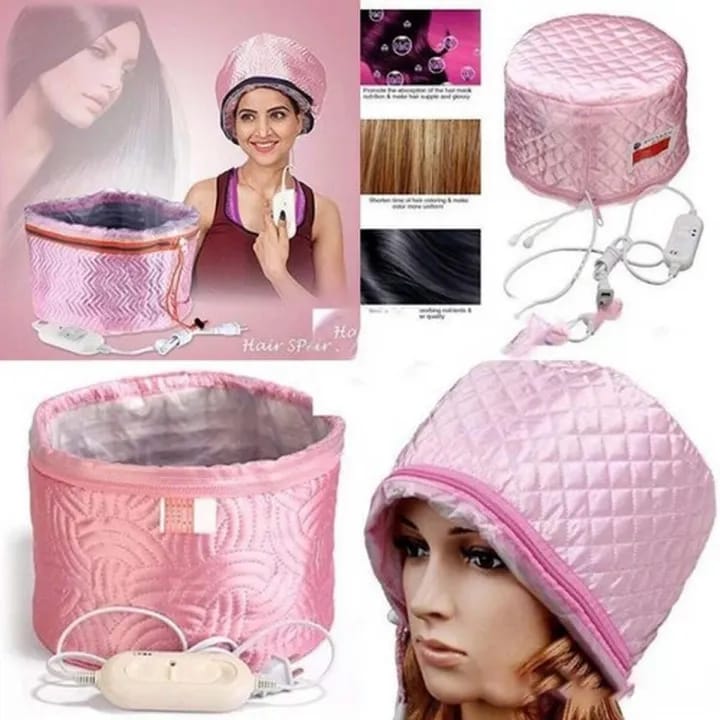 Hair spa cap Head Care Thermal Head Spa Cap Treatment With Beauty Steamer Nourishing Heating - image 1