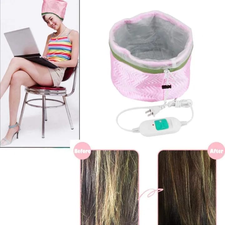 Hair spa cap Head Care Thermal Head Spa Cap Treatment With Beauty Steamer Nourishing Heating - image 4