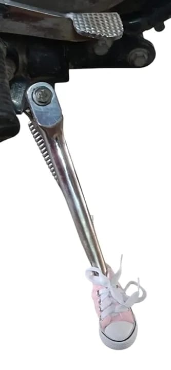 Motorcycle Shoes Side Stand Foot Cover Support Stand Shoe Shape Kickstand Protector Accessory - image 4