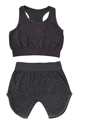 Women's Yoga Wear Sports Bra and Shorty Set | Running Shorts Gym Suits (Multi Color, Free Size) - image 2